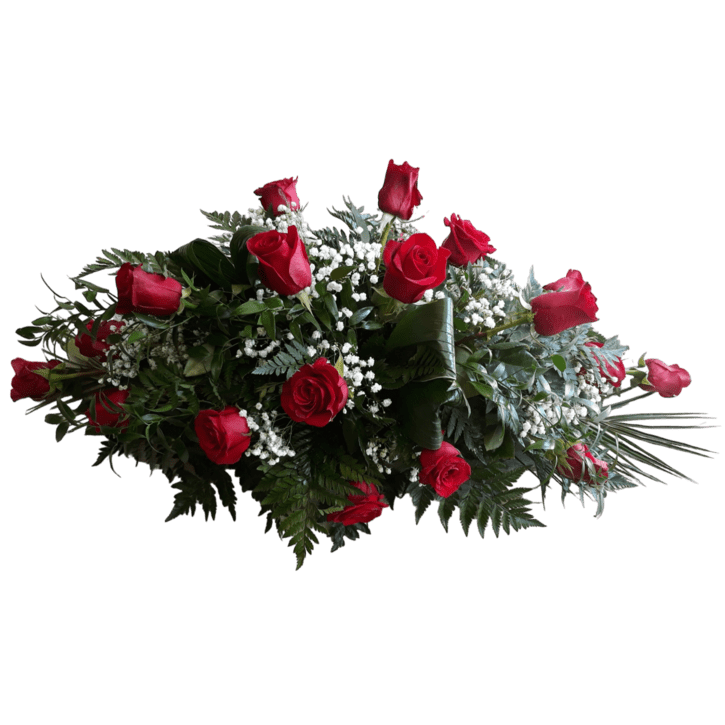 Ikebana zo živých kvetov